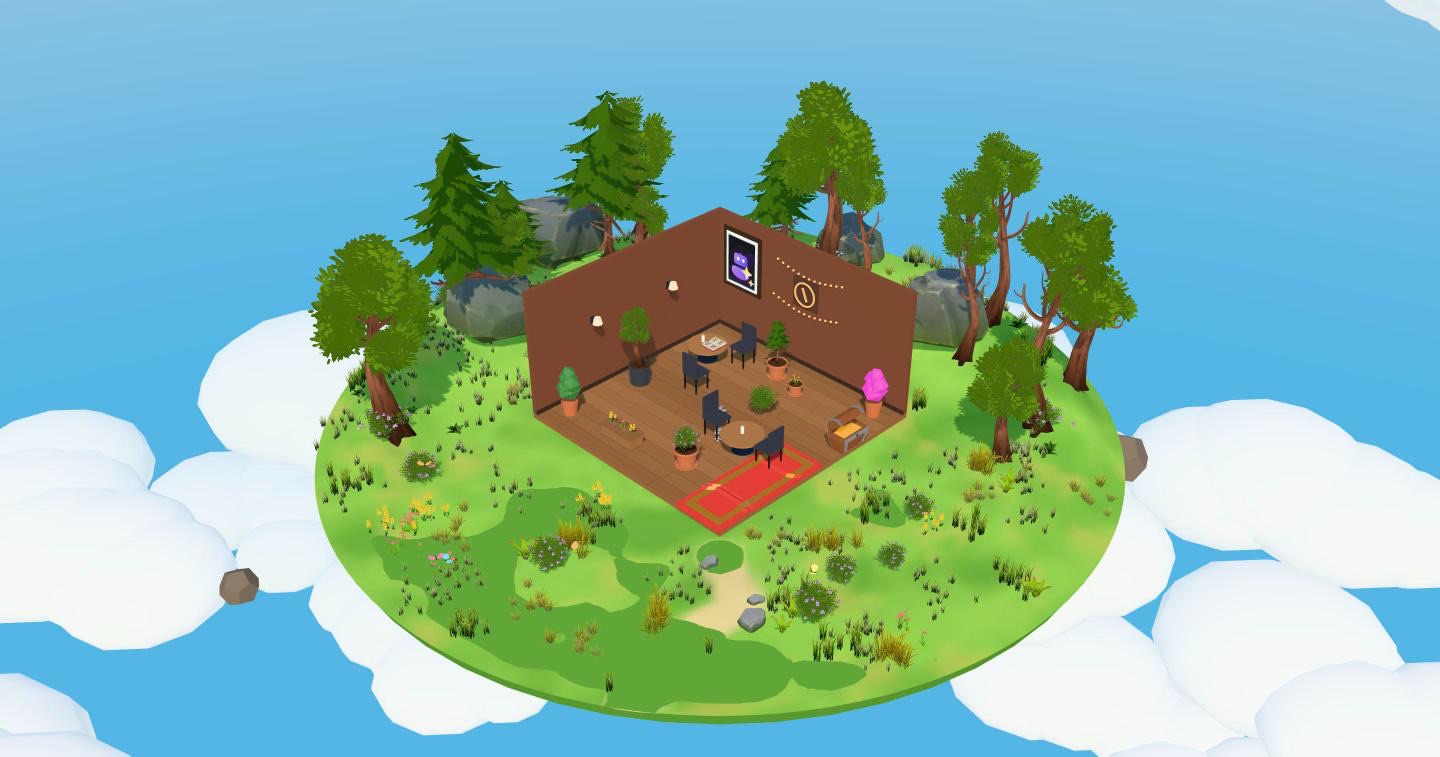Sky island: a Perlink 3D world