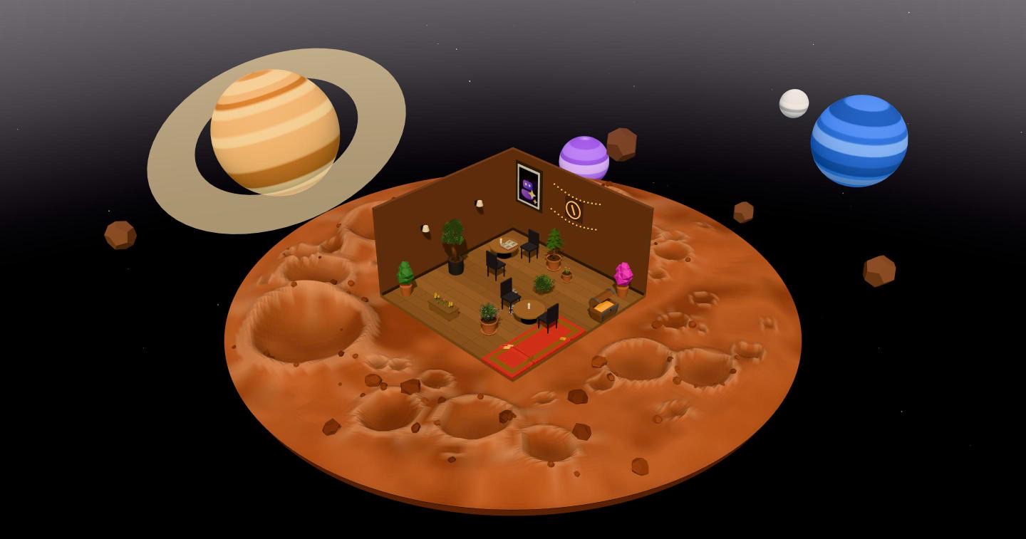 Mars: a Perlink 3D world